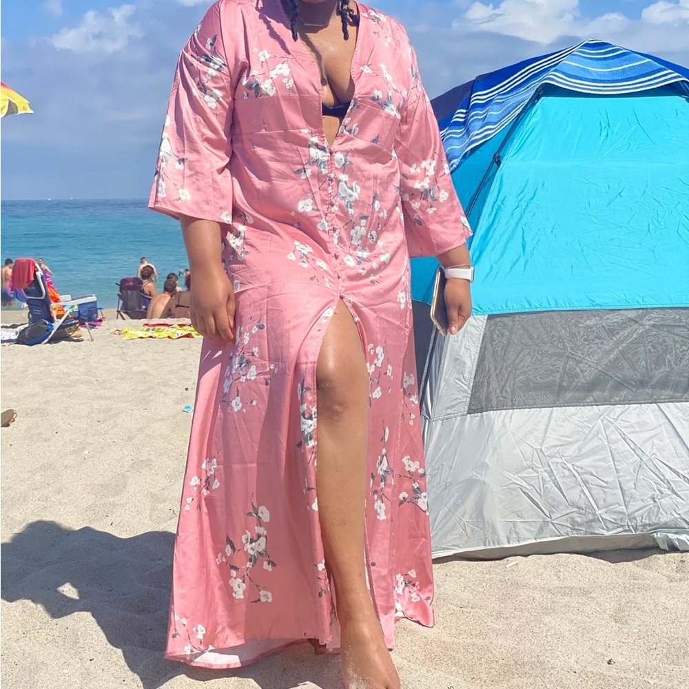 Rebdolls Blush Pink Kimono